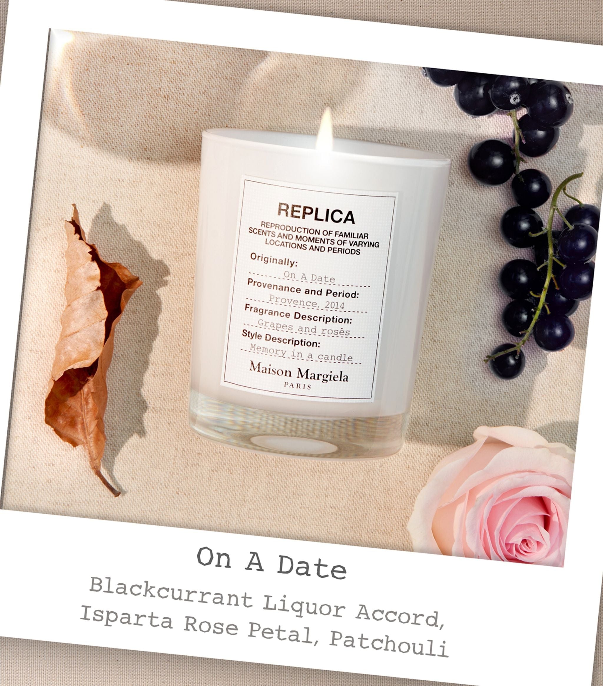 Replica On a Date Candle (185g) GOODS Harrods   