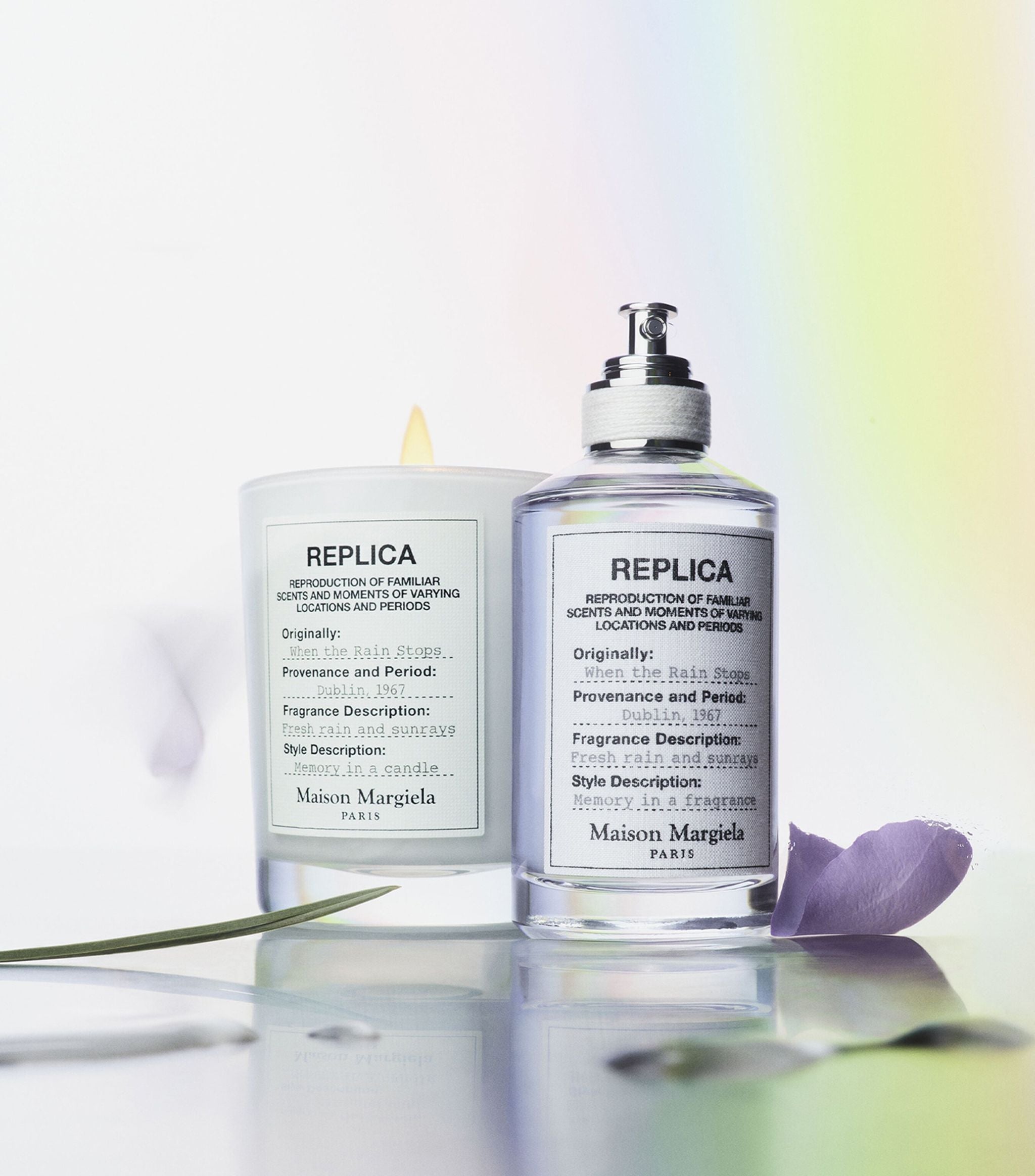 Replica When the Rain Stops Candle (165g) GOODS Harrods   