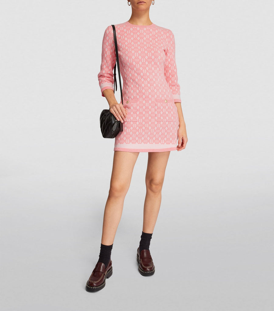 Jacquard Mini Dress