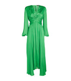 Ruched V-Neck Maxi Dress GOODS Harrods   