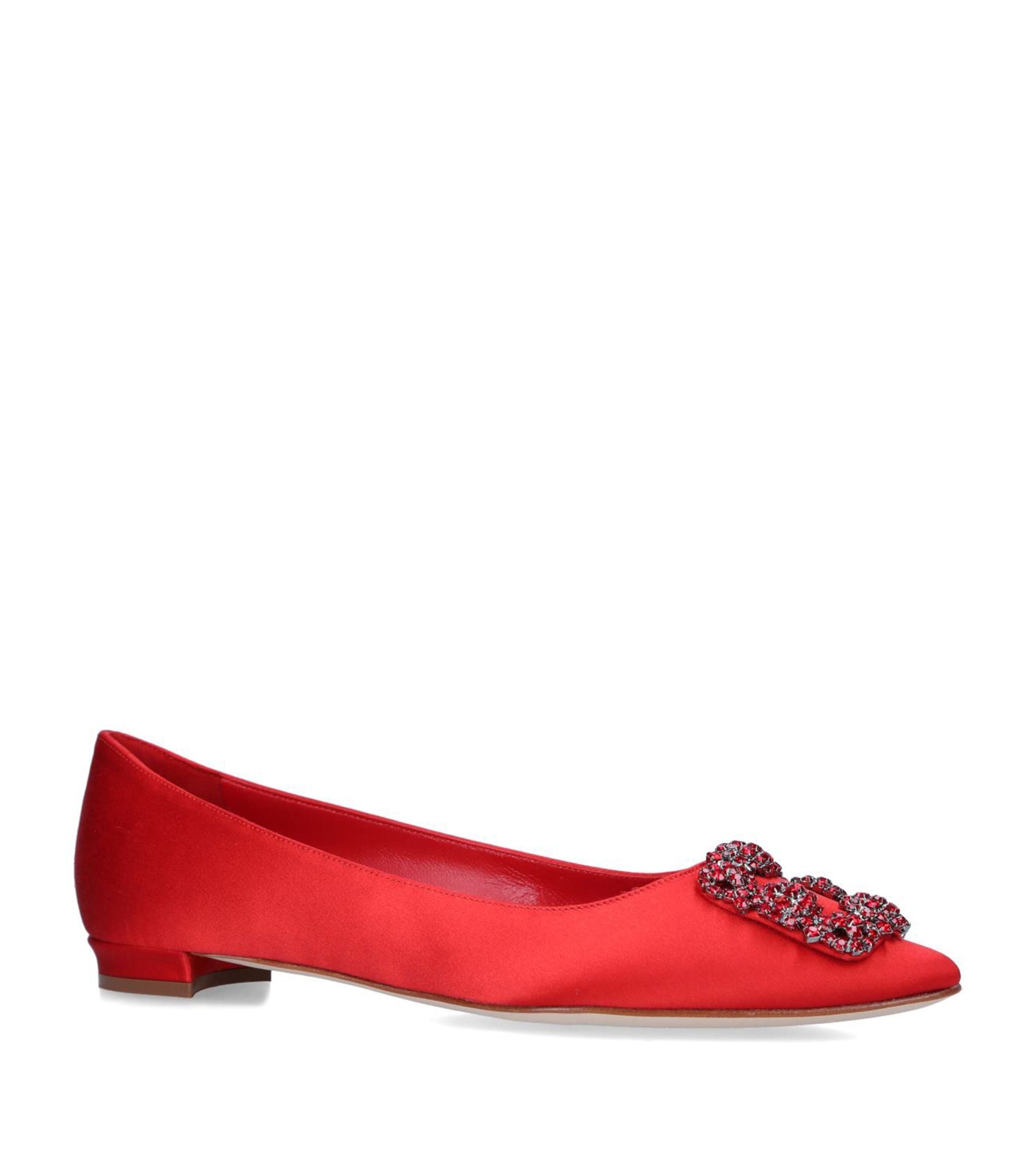 Satin Hangisi Flats GOODS Harrods   