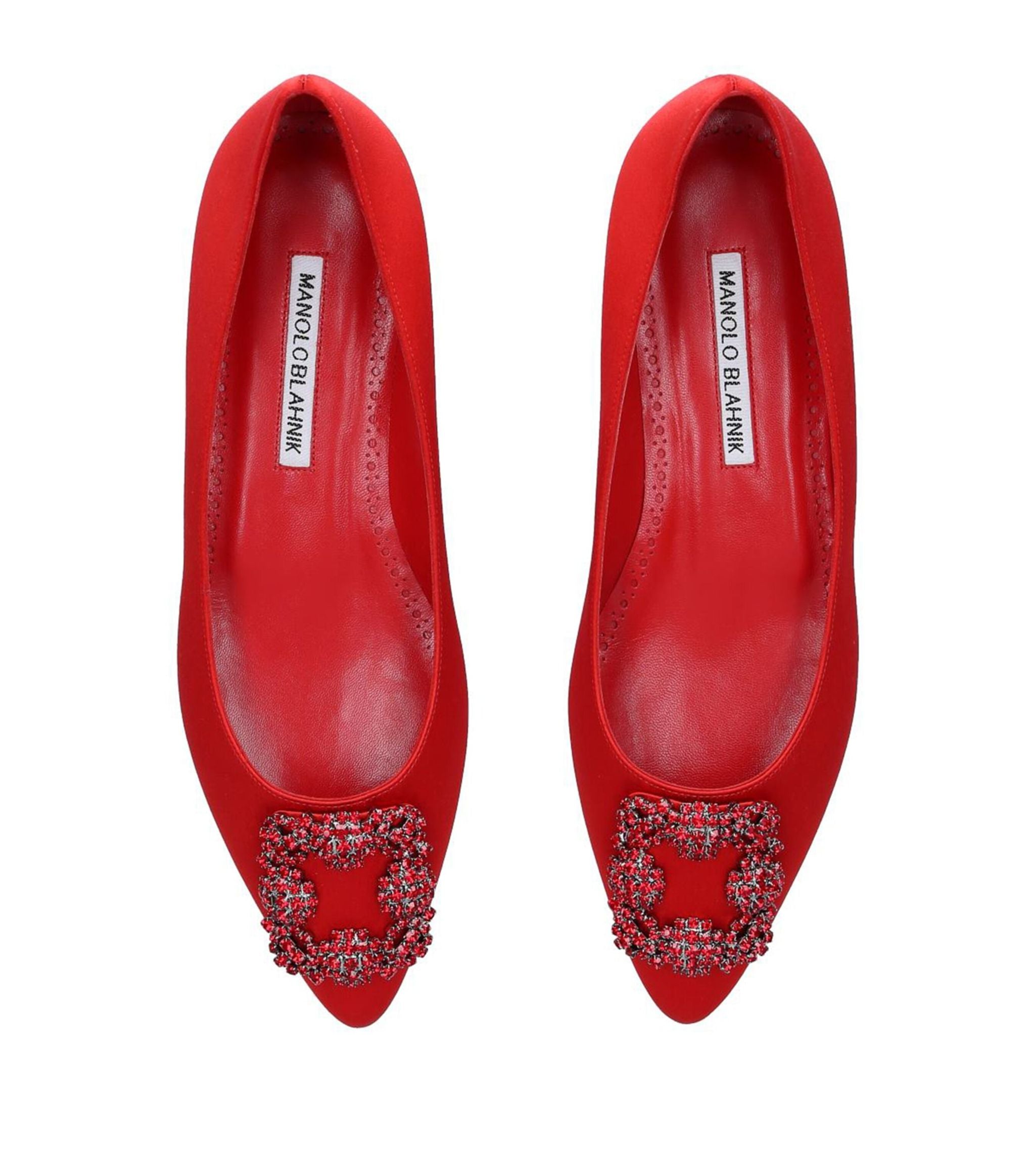 Satin Hangisi Flats GOODS Harrods   