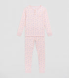 Love Heart Print Pyjama Set (2-10 Years) GOODS Harrods   