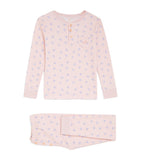 Love Heart Print Pyjama Set (2-10 Years) GOODS Harrods   