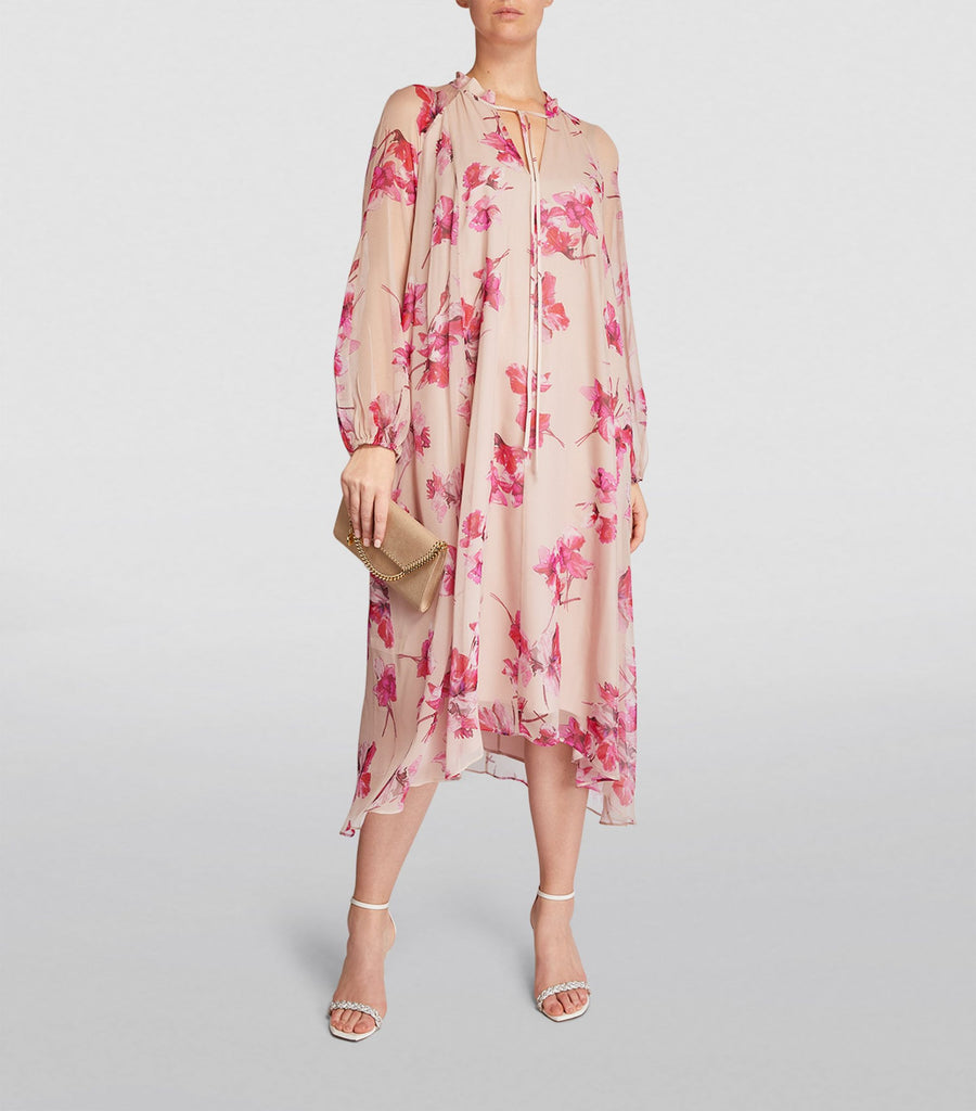 Silk Diadema Midi Dress