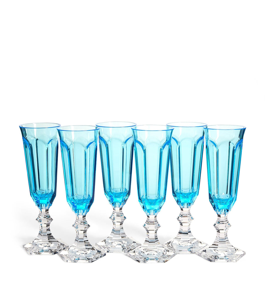 Set of 6 Dolce Vita Champagne Flutes (150ml)