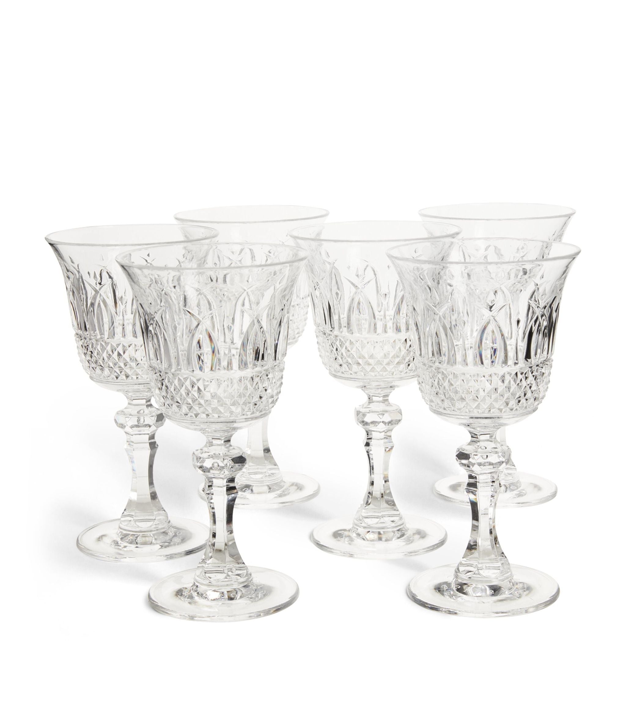 Set of 6 Italia Wine Glasses (180ml) GOODS Harrods   