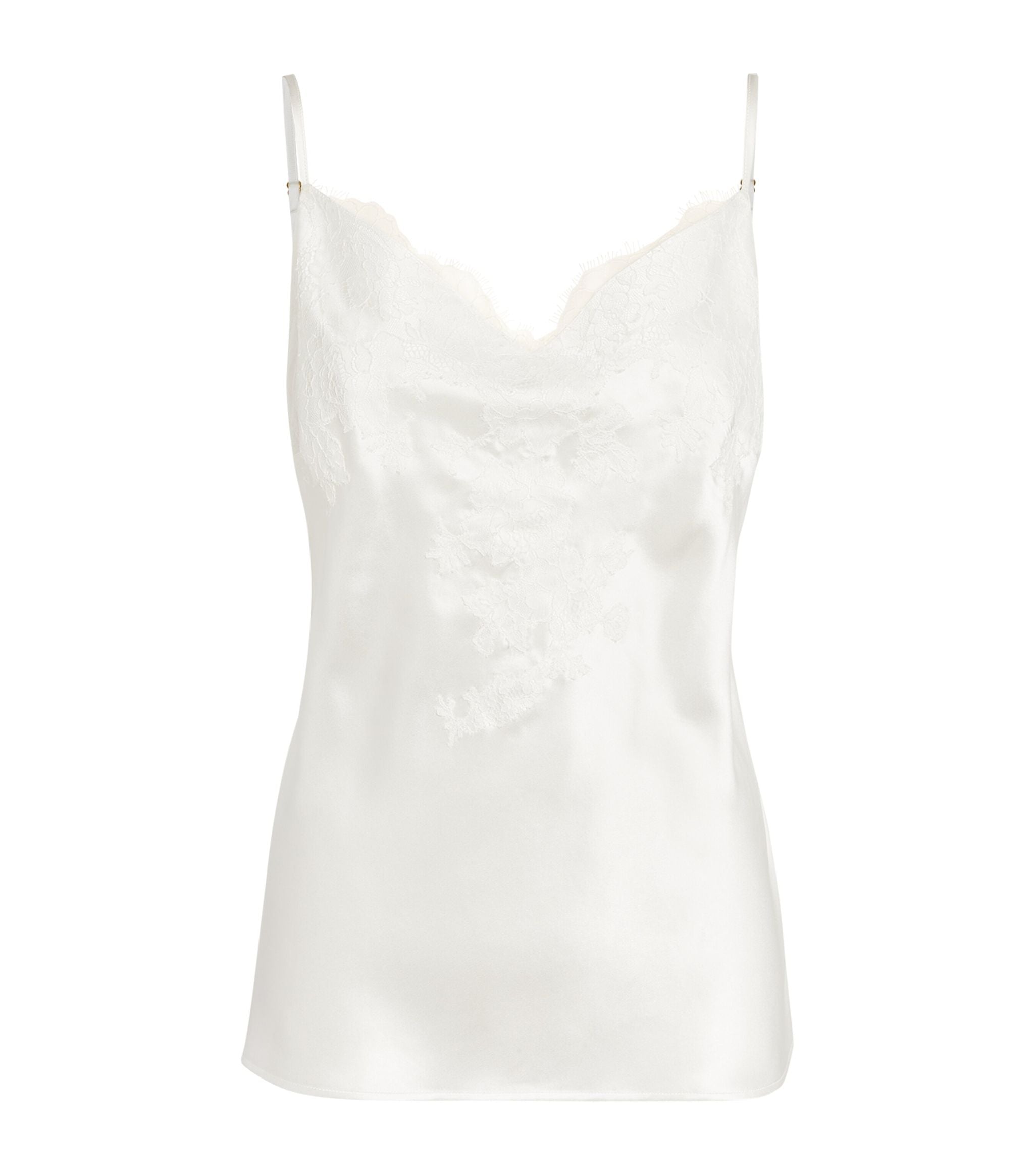 Silk Lace-Trim Baccarat Camisole GOODS Harrods   