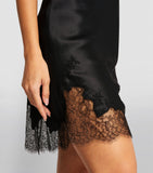 Silk Lace-Trim Chemise GOODS Harrods   