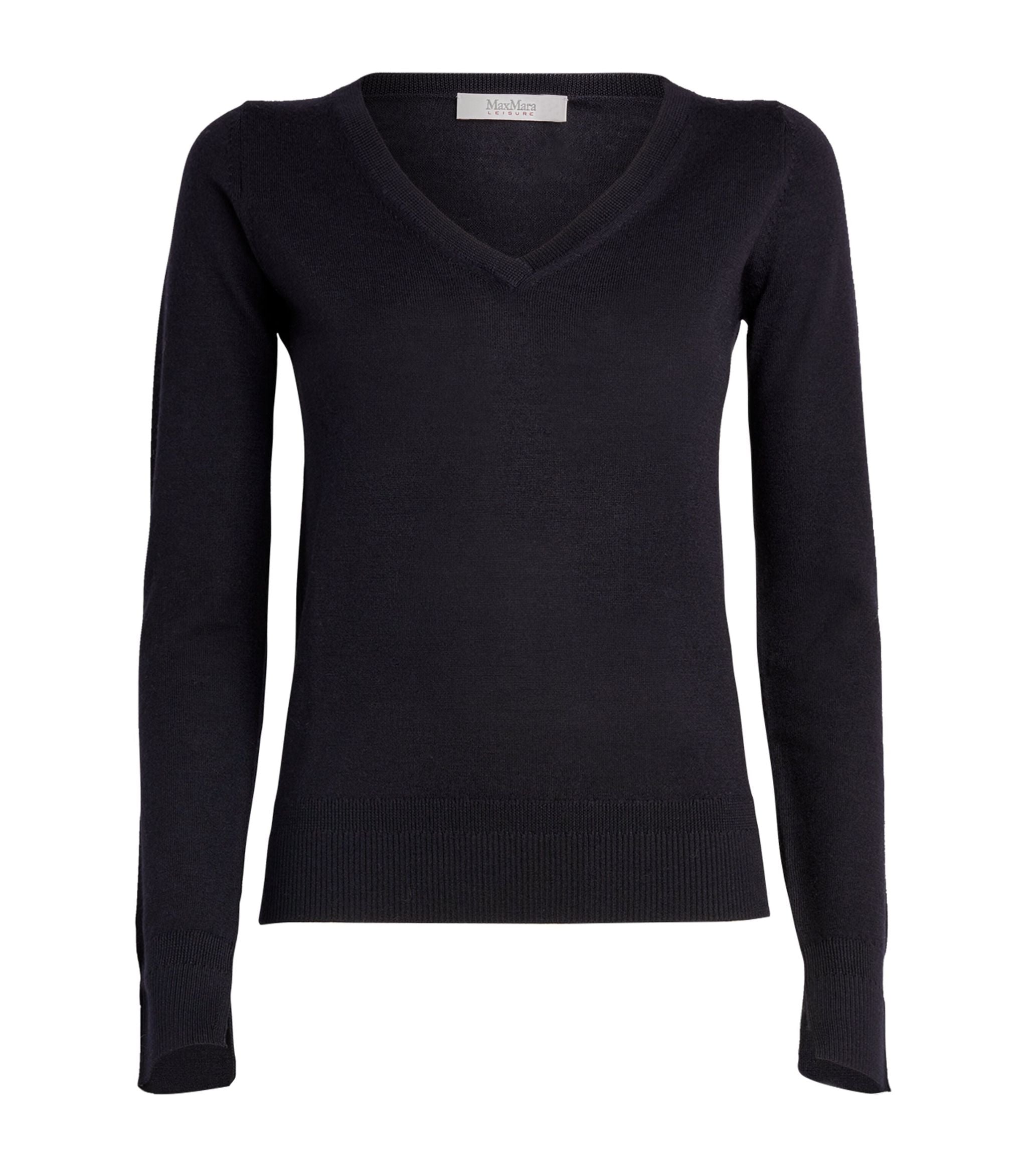 Wool V-Neck Sweater GOODS Harrods   