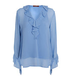 Silk Ruffled Blouse GOODS Harrods   