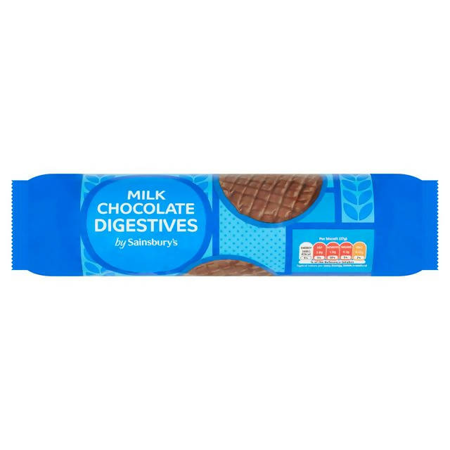 Sainsbury's Milk Chocolate Digestive Biscuits 400g