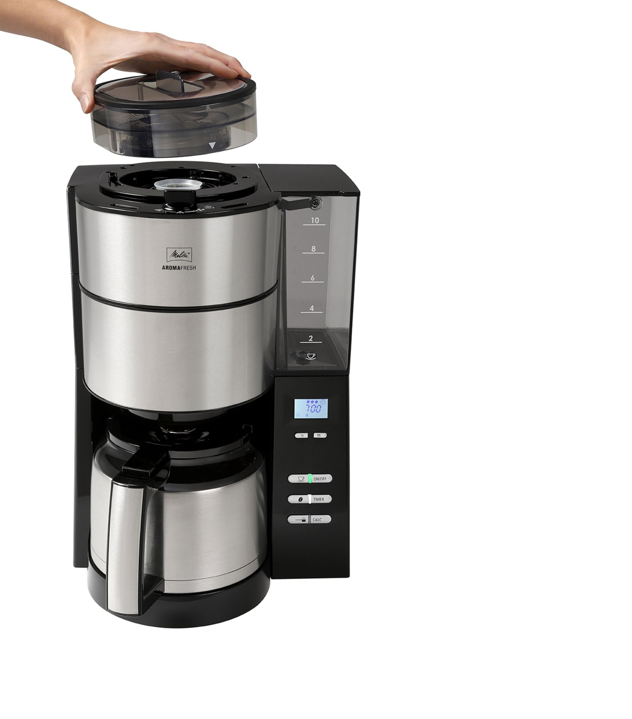 AromaFresh Grind & Brew Thermal Coffee Machine GOODS Harrods   