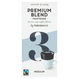 Sainsbury's Fairtrade Premium Blend One Cup Coffee Filters x10 75g All coffee Sainsburys   