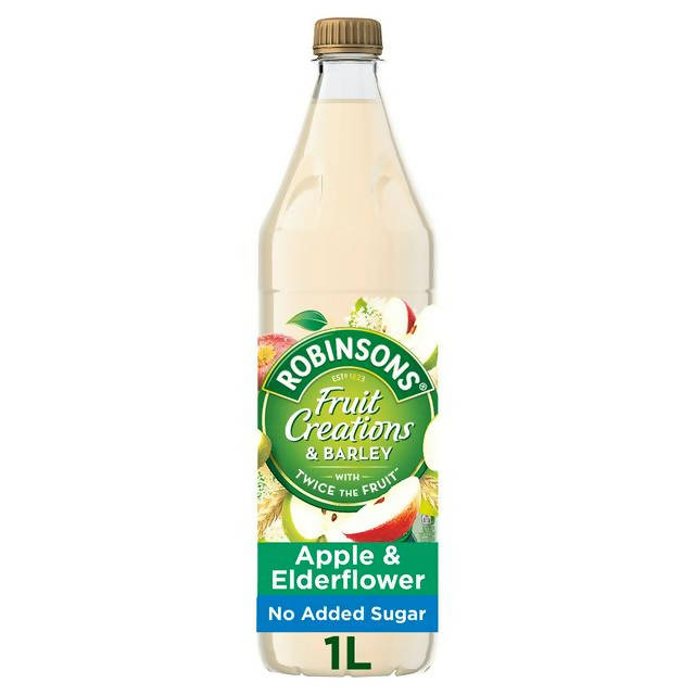 Robinsons Fruit Creations & Barley Crisp Apple & Elderflower Squash 1L Robinsons Sainsburys   