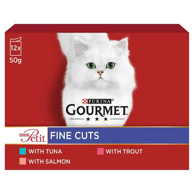 Gourmet Mon Petit Mixed Variety Cat Food 12x50g