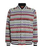 Cotton Zigzag Bomber Jacket Miscellaneous Harrods   