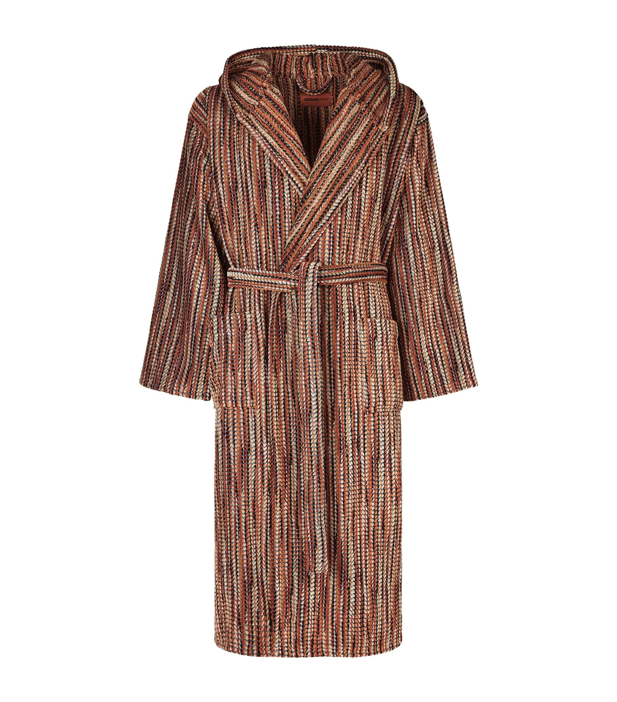 Chevron Billy Hooded Robe (Extra Large) Miscellaneous Harrods   