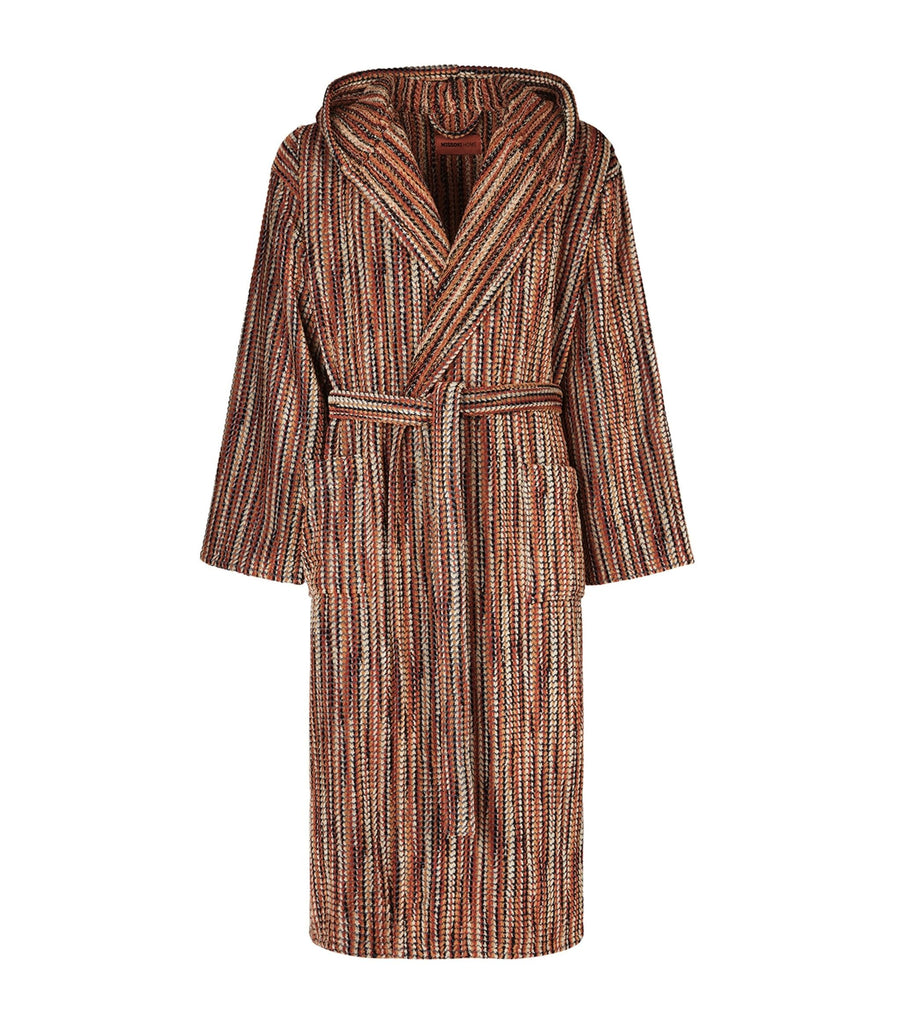 Chevron Billy Hooded Robe (Small)