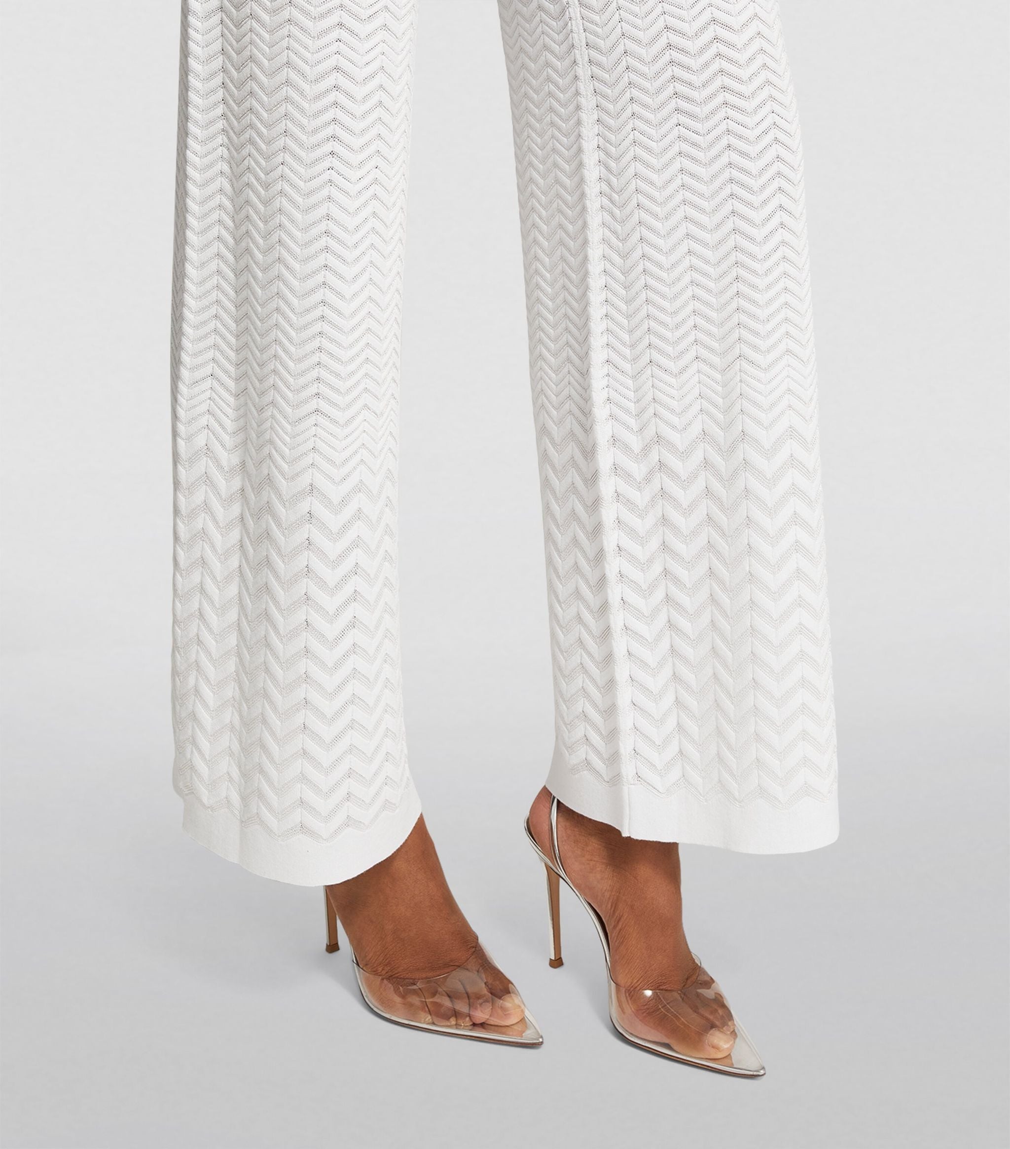 Zigzag High-Waist Trousers GOODS Harrods   