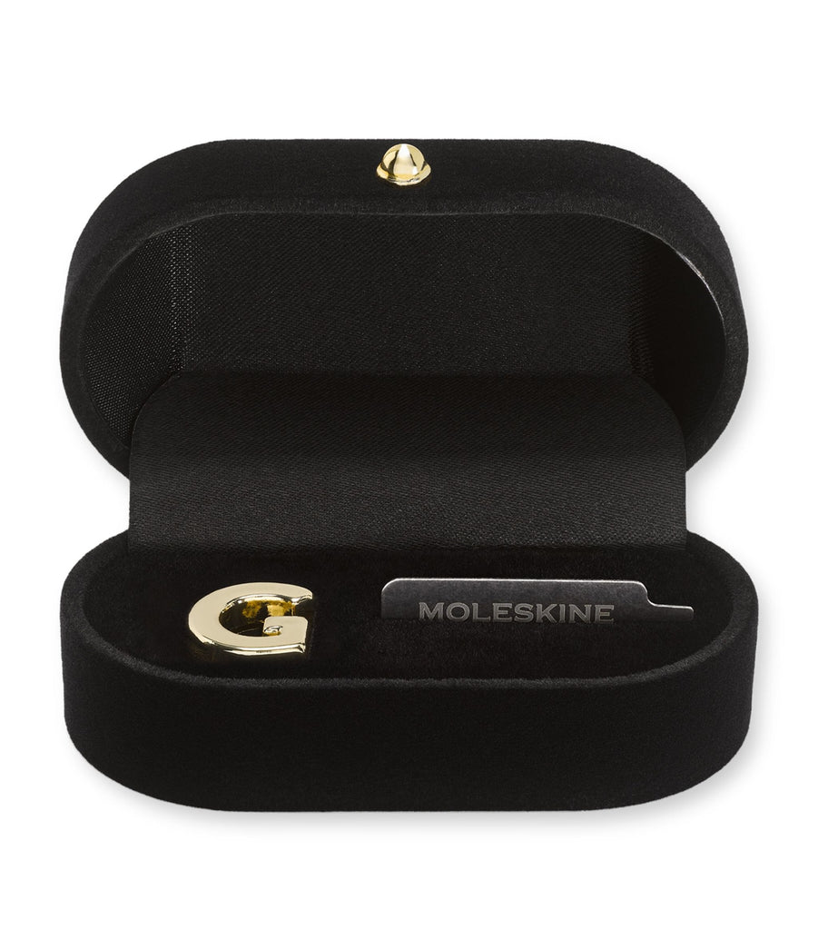 Gold-Plated G Notebook Charm