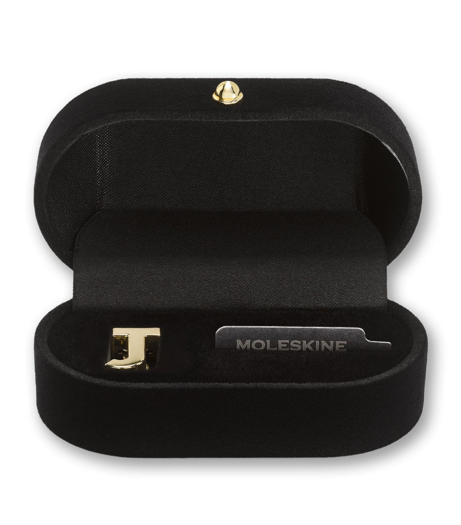 Gold-Plated J Notebook Charm