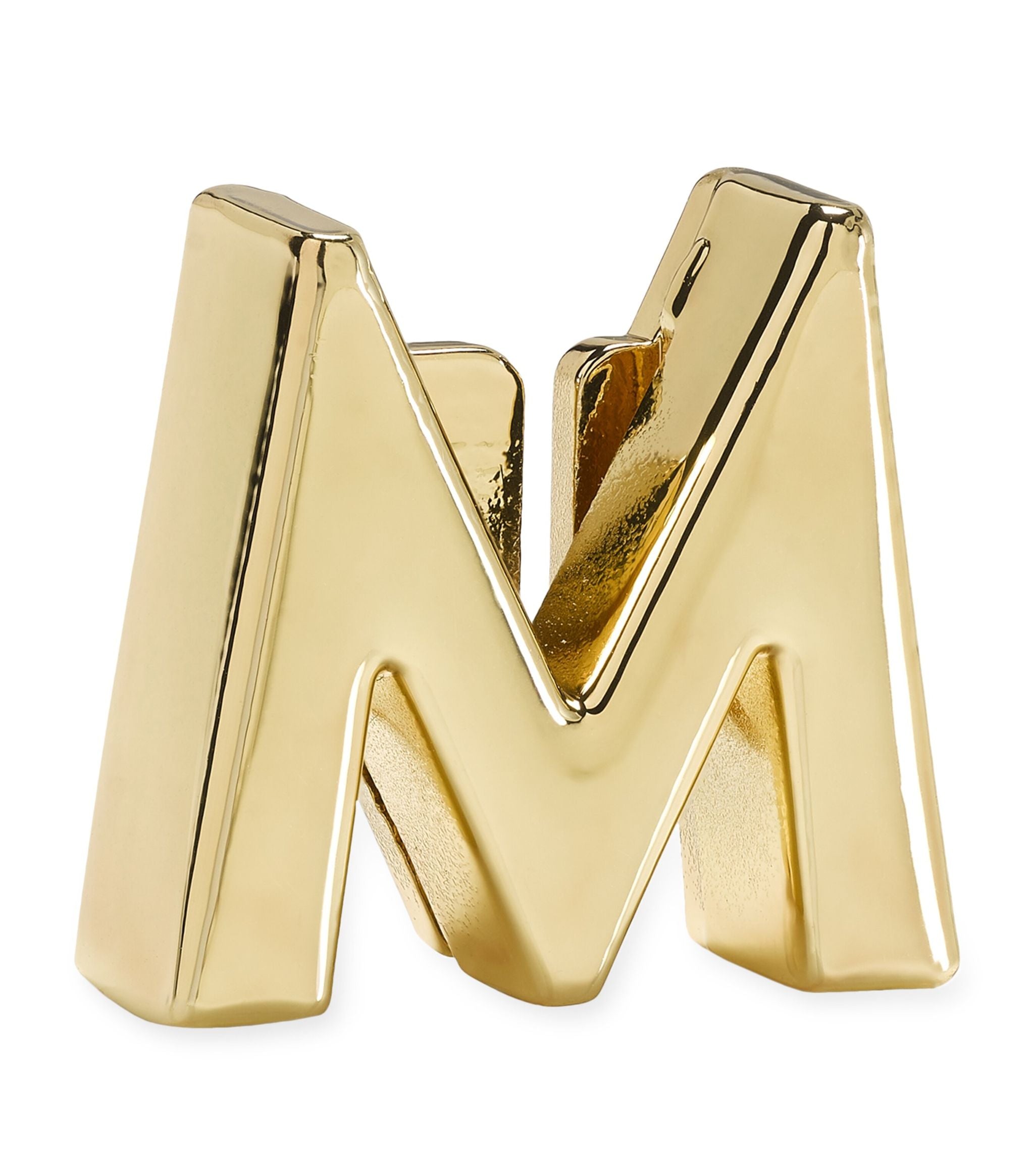 Gold-Plated M Notebook Charm GOODS Harrods   