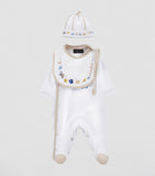 All-In-One, Hat and Bib Set (1-9 Months) GOODS Harrods   