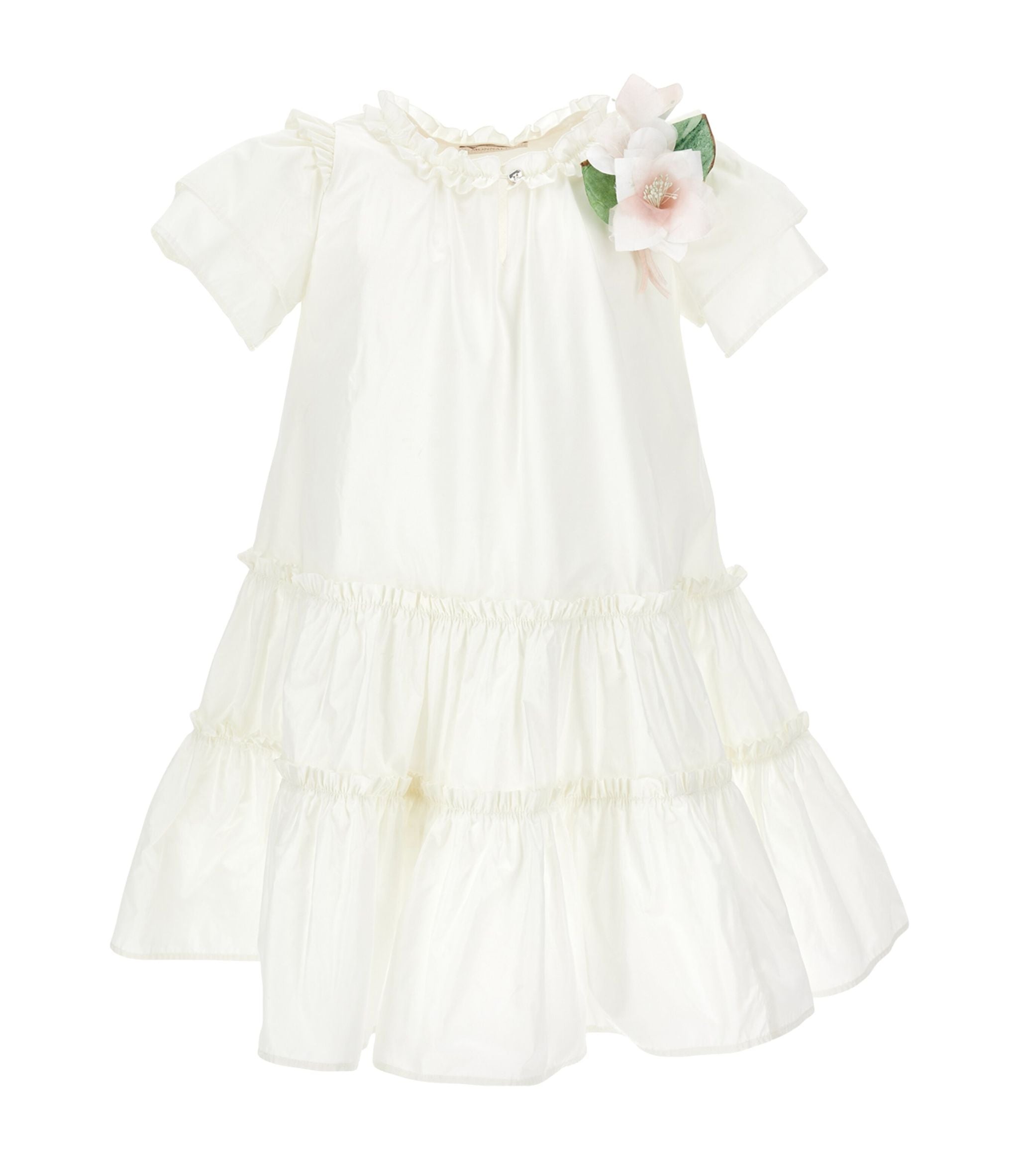 Taffeta Magnolia Appliqué Dress (2-12 Years) GOODS Harrods   