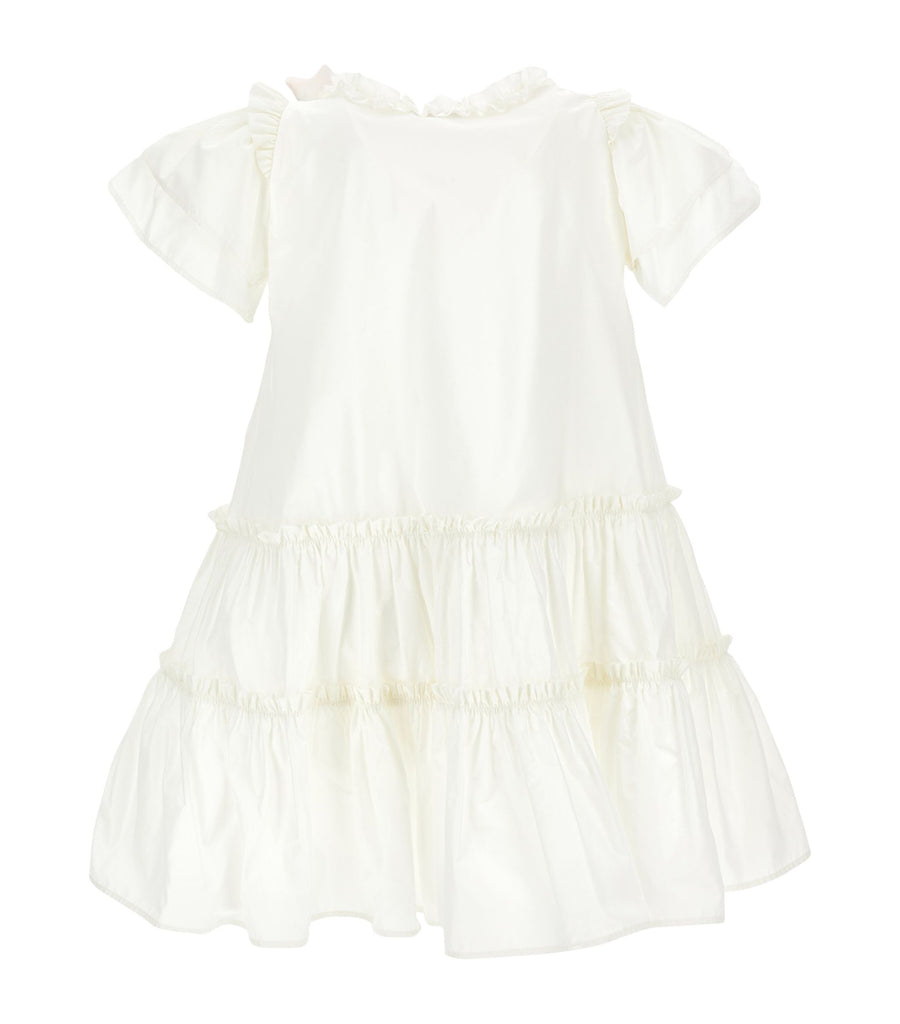 Taffeta Magnolia Appliqué Dress (2-12 Years)