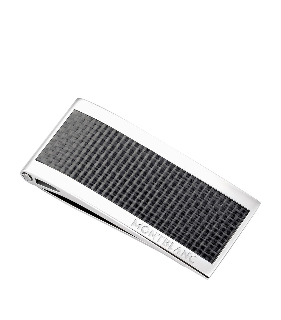 MB 104731 MONEYCLIP STEEL - CARBON INLAY