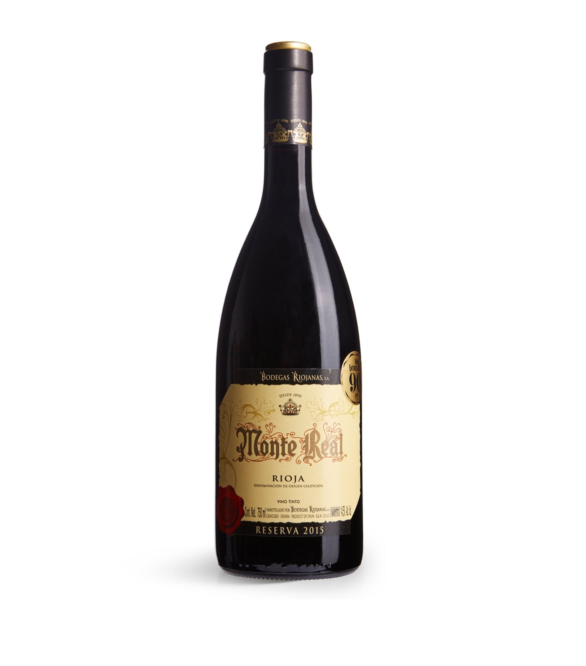 Riojanas Monte Real Rioja Reserva 2015 (75cl) - Rioja, Spain GOODS Harrods   