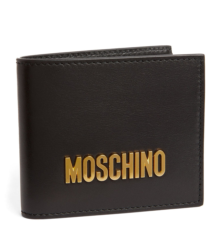 Leather Logo Bifold Wallet