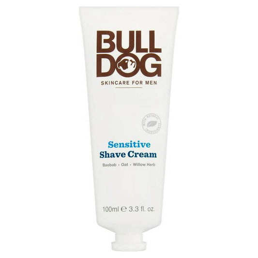 Bulldog Skincare for Men Sensitive Shave Cream 100ml shaving Sainsburys   