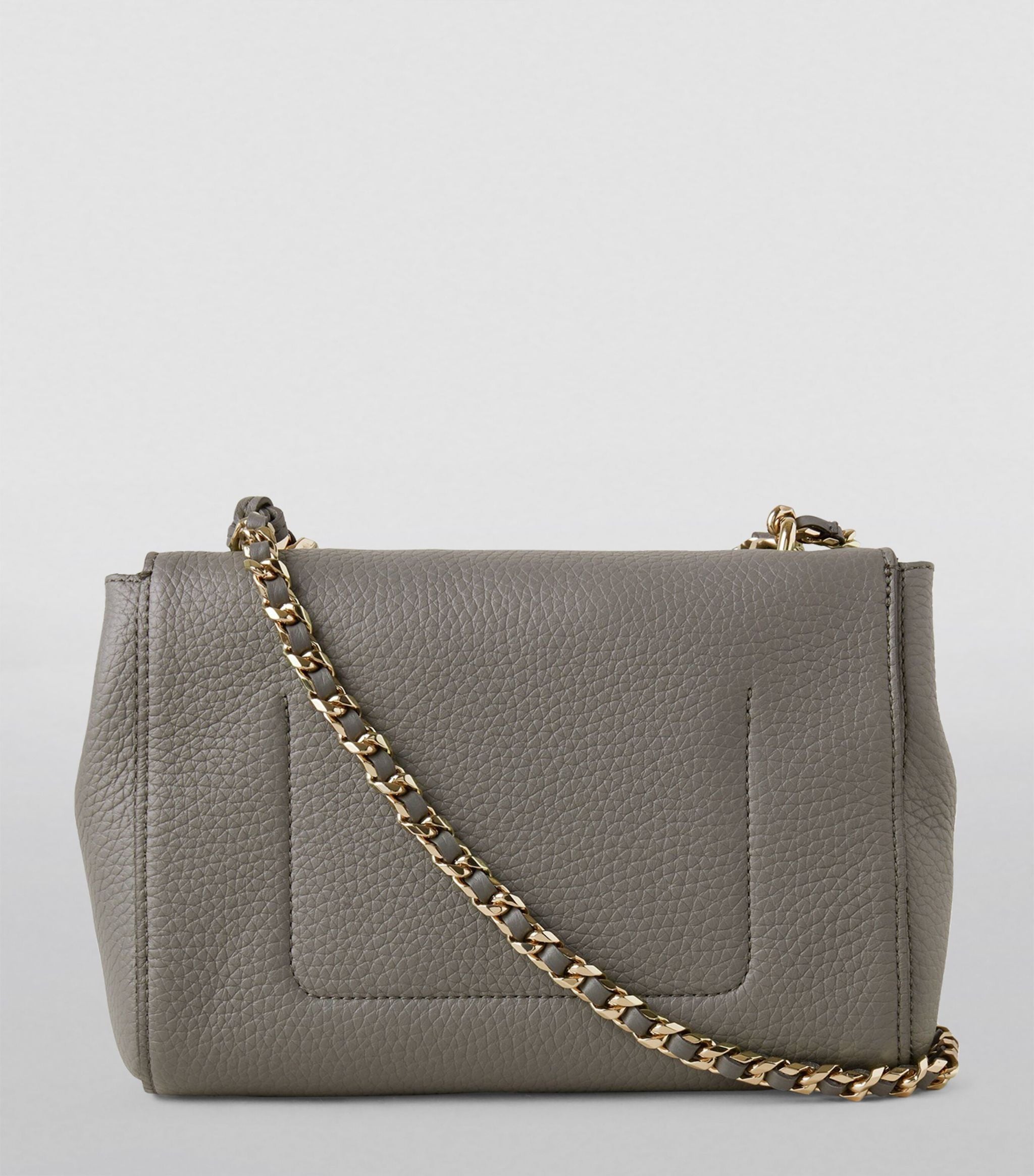 Grained Leather Lily Top-Handle Bag GOODS Harrods   