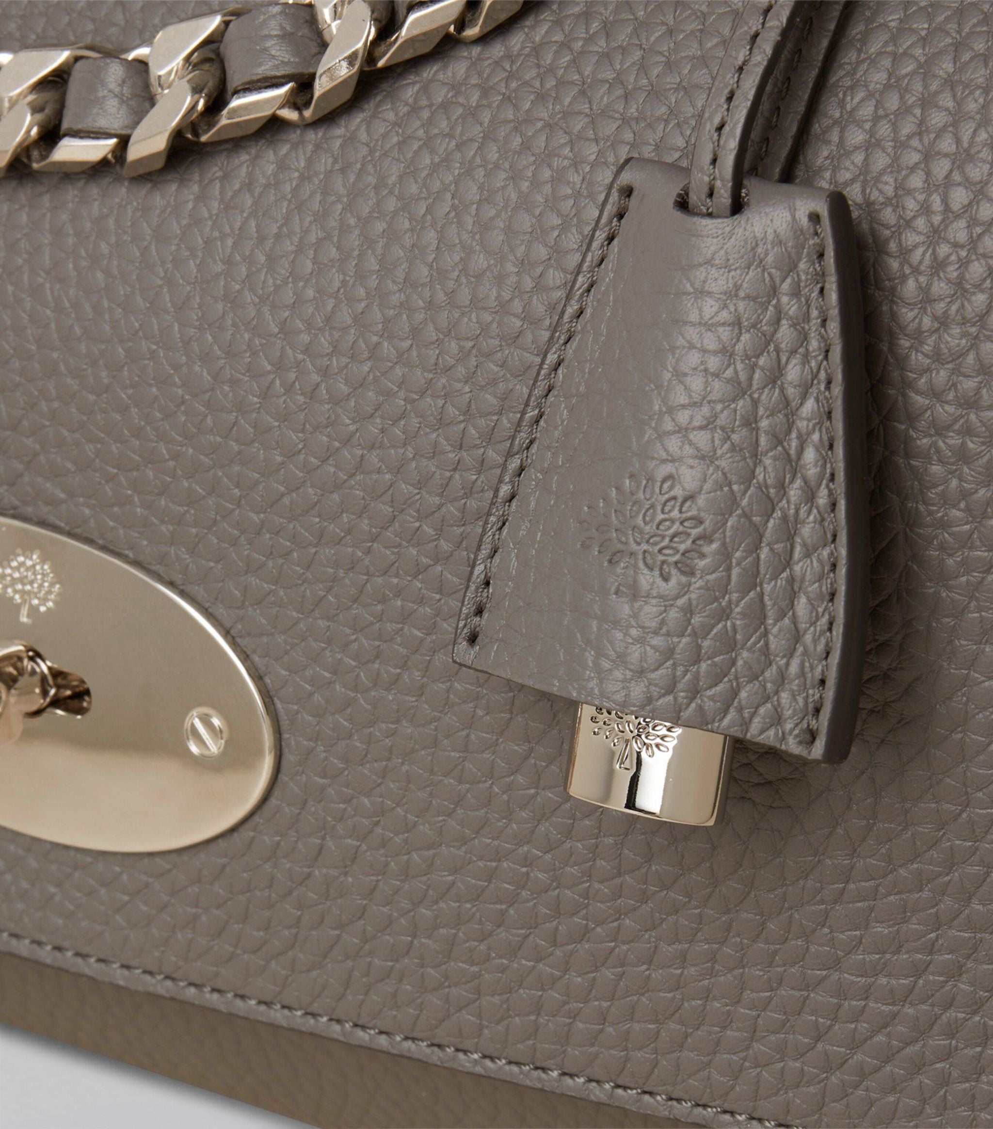 Medium Grained Leather Lily Top-Handle Bag GOODS Harrods   