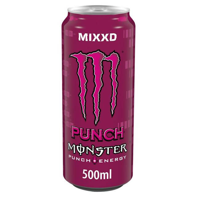 Monster Punch & Energy 500ml (Sugar levy applied) All Sainsburys   