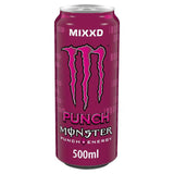 Monster Punch & Energy 500ml (Sugar levy applied) All Sainsburys   