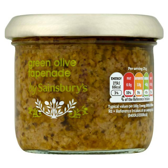 Sainsbury's Green Olive Tapenade With Herbs 100g