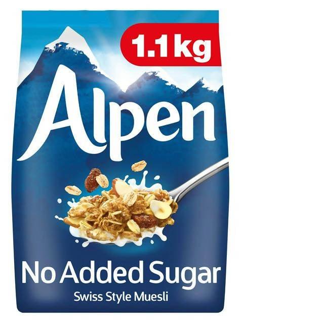 Alpen Muesli No Added Sugar 1.1kg - McGrocer