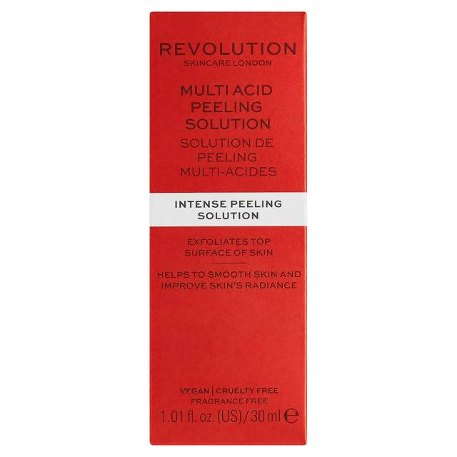 Revolution Multi Acid Peeling Solution 30ml facial moisturisers Sainsburys   