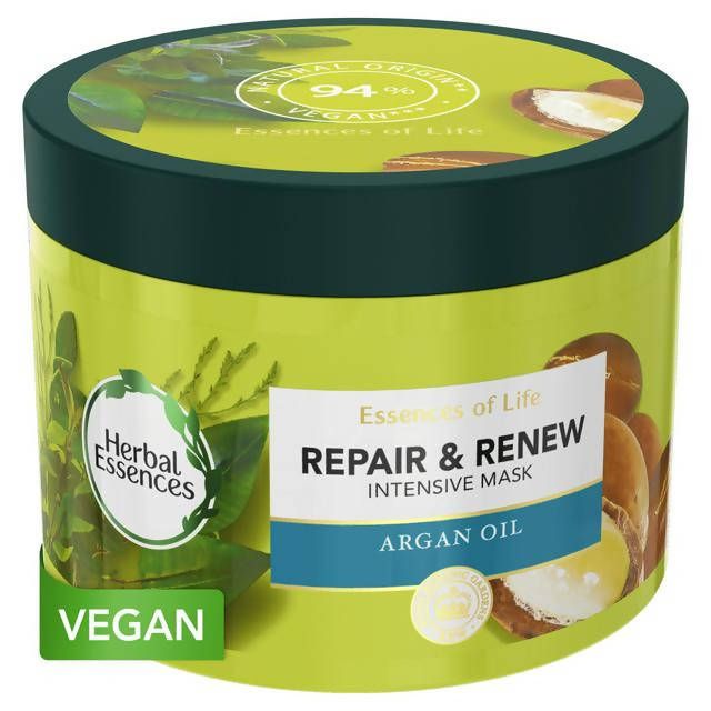 Herbal Essences Bio:Renew Argan Oil Repairing Hair Mask For Dry & Damaged Hair 450ml shampoo & conditioners Sainsburys   