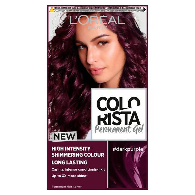 L'Oreal Colorista Dark Purple Permanent Gel Hair Dye