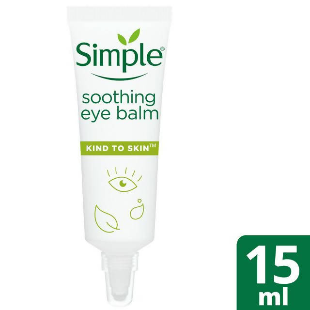 Simple Kind to Eyes Soothing Eye Balm 15ml face & body skincare Sainsburys   