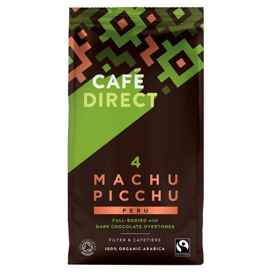 Cafédirect Fairtrade Organic Machu Picchu Peru Ground Coffee 227g All coffee Sainsburys   