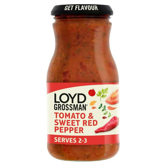 Loyd Grossman Pasta Sauce, Tomato & Sweet Red Pepper 350g - McGrocer