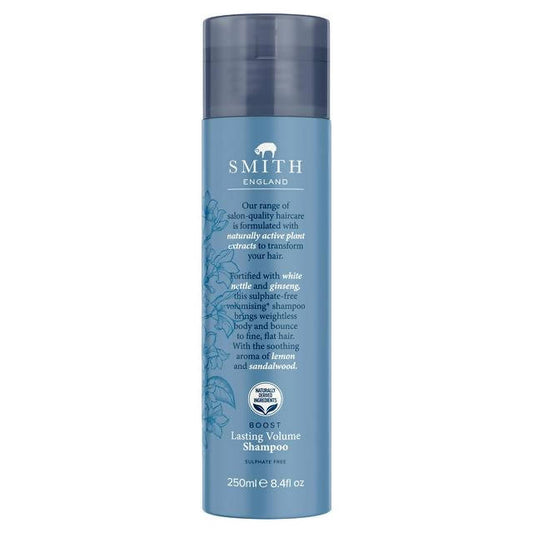Smith England Boost Lasting Volume Shampoo 250ml hair Sainsburys   