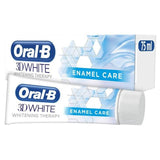 Oral-B 3D White Whitening Therapy Toothpaste 75ml, Enamel Care toothpaste Sainsburys   