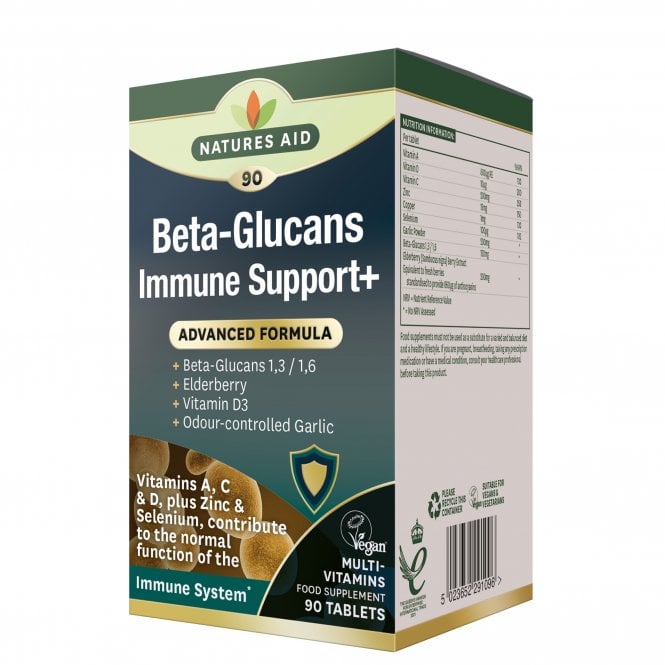 Natures Aid Beta-Glucans Immune Support+ GOODS McGrocer Direct   