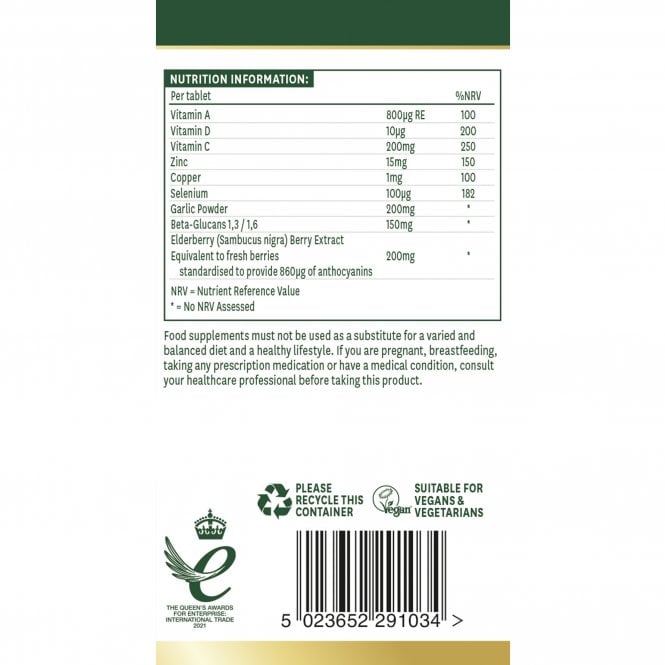 Natures Aid Beta-Glucans Immune Support+ GOODS McGrocer Direct   